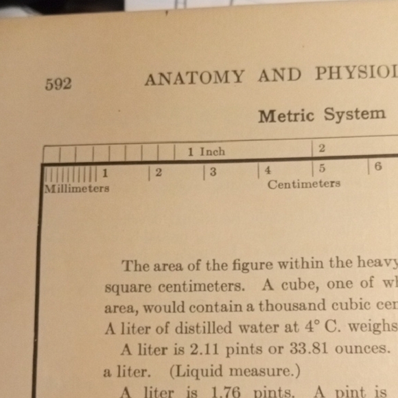 1936 9th edition textbook of anatomy and physiology - Picture 5 of 6